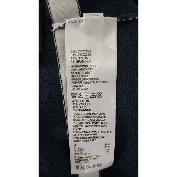 Tommy Bahama Pickford Sweater Knit Maxi Dress Racerback Striped Size Small - Picture 3 of 6